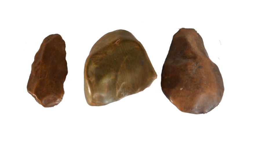 Galets aménagés en quartz