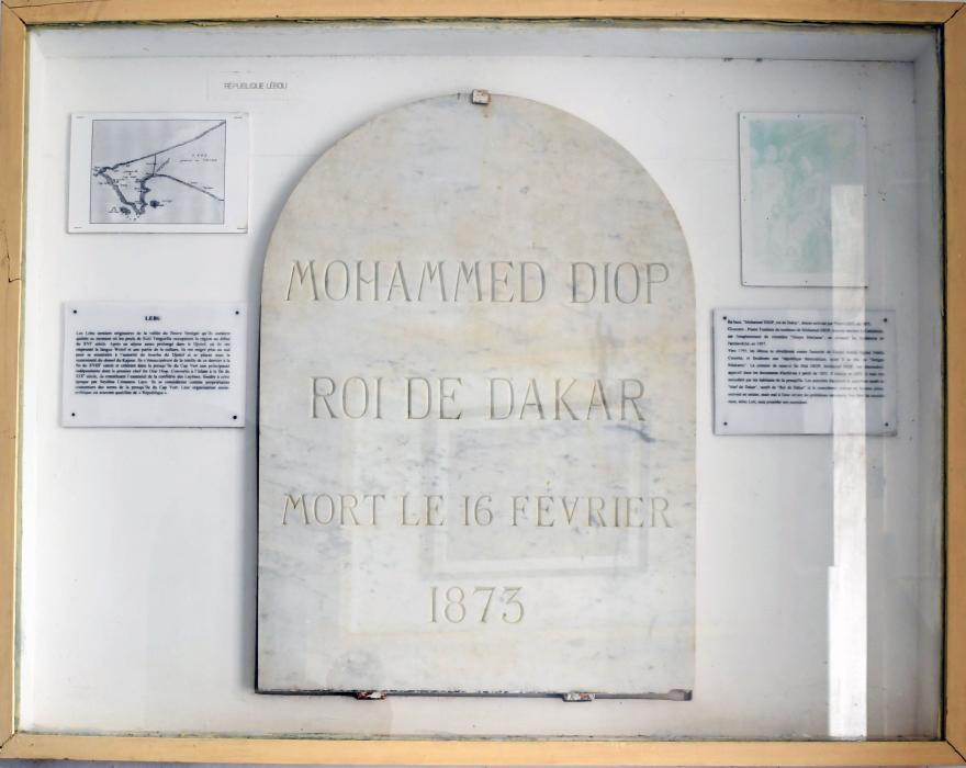 Plaque Mohamed Diop
